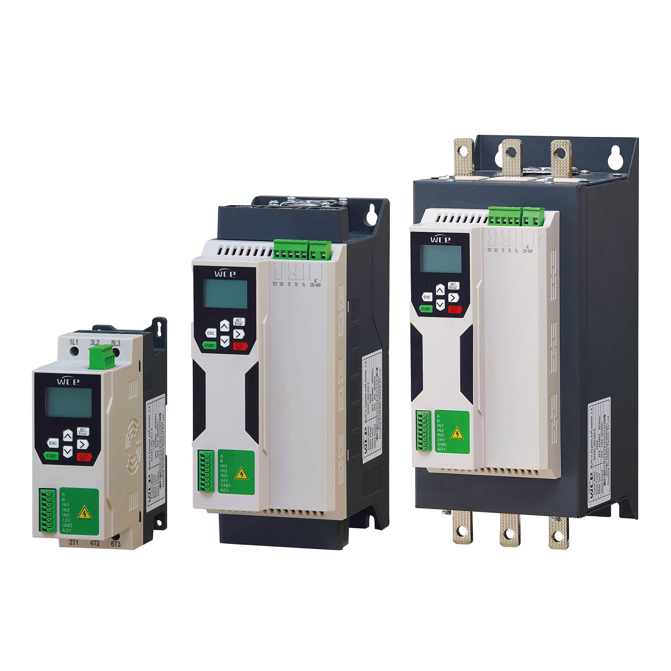 Industrial-Grade 0.37kW~115kW/0.75hp~150HP 220V/380V Soft Start Soft Stop Motor Built-in Bypass for Crushers