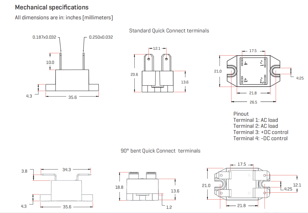 GEYA Unidirectional  Single Phase Solid State Relay  DC to Ac 27VDC 24-280VAC Zero Voltage or Instantaneous Turen-on Outputs SSR