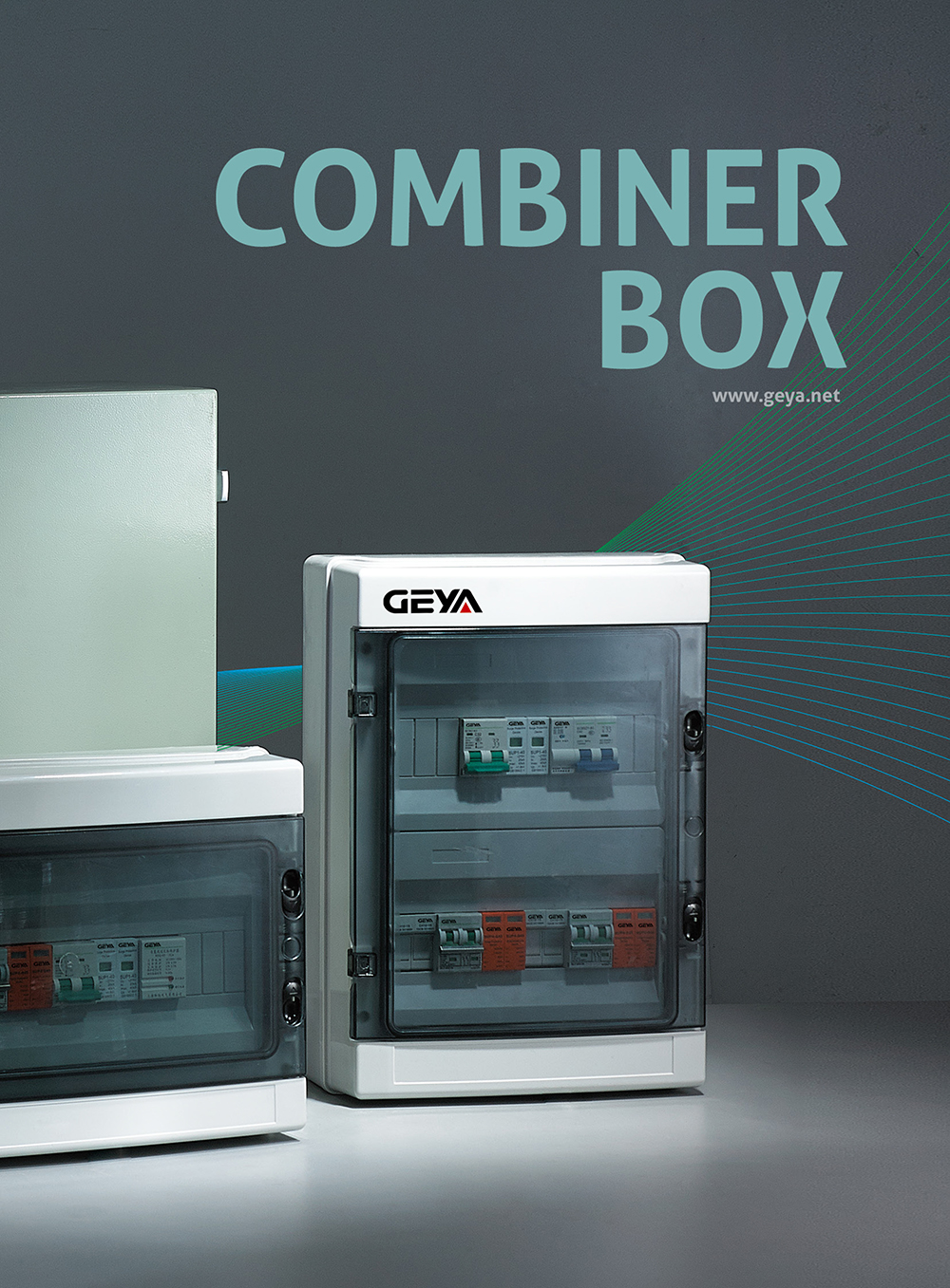 GEYA Photovoltatic 1000V Solar Distribution Box PV Array 6 String DC Combiner Box DC AC Switching Box