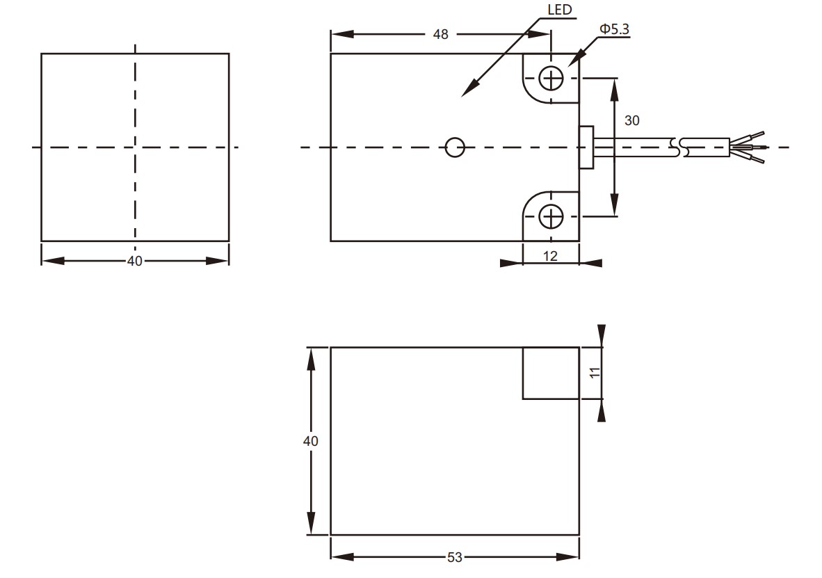 GEYA GYAG20-Q40-NA Inductive Proximity Sensor Detection Switch Elevator Door Industrial Automation