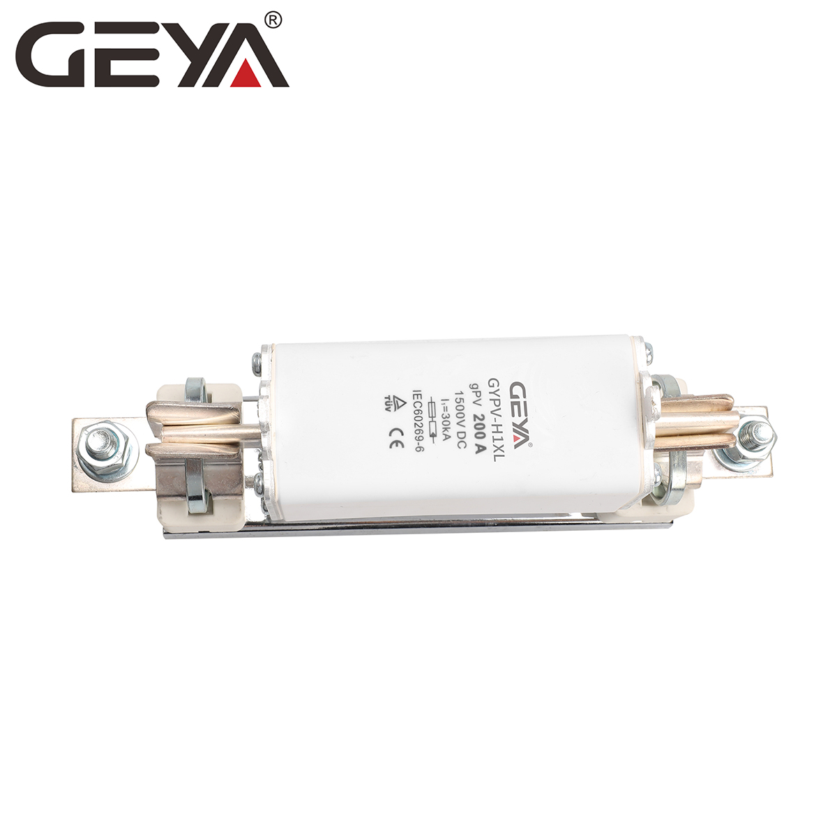 GEYA GYPV-H1XL 200A Fuse Links 1500V DC Type and Knife Links Fuse Rated Current 35-200A Higher Cost Performance for Combiner Box
