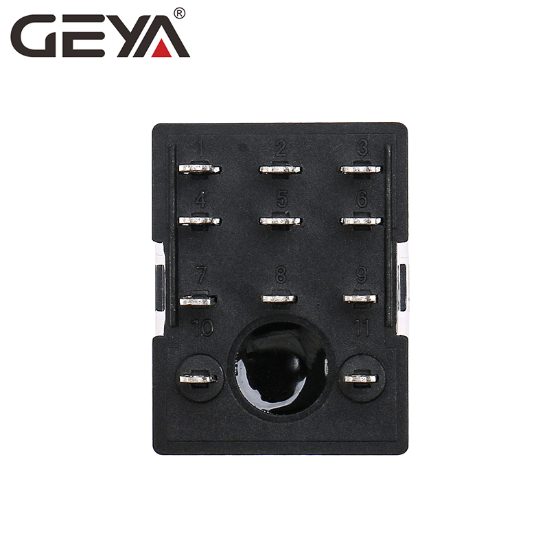 GEYA Electronic Micro Electromagnetic Relay Coil with CE HH53P MY3 11P AC 220V 6.5A