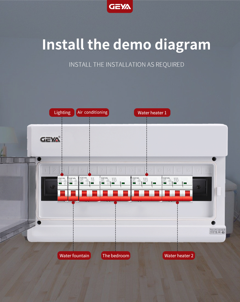 GEYA GYM8 1P 32-40A 40A MCB Miniature Circuit Breaker Finder All Types of Circuit Breakers