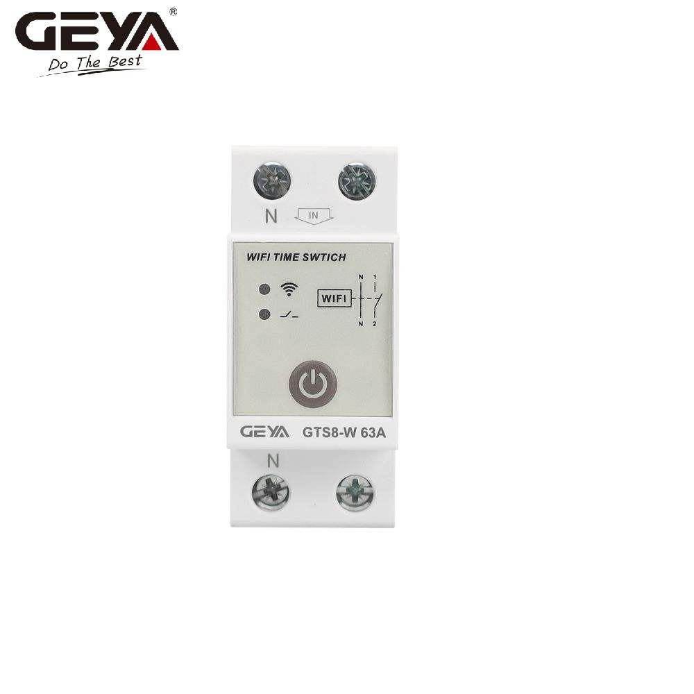 GEYA GTS8-W 2P 63A Electrical Equipment Supplies Electrical WiFi Timer Switch 220v Programmable Digital Timer Switch Us