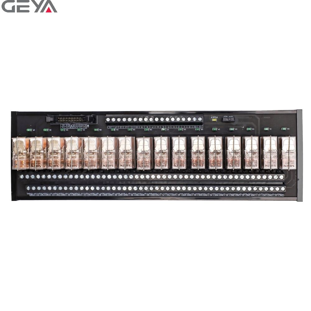 GEYA FY-2NG2R-16C 16 Channel Relay Module 2NO 2NC 12VDC 24VDC DPDT Relay