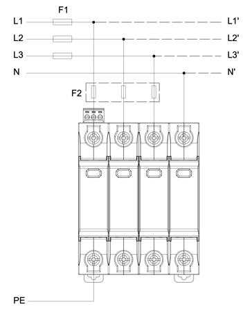 GEYA GSP9-12.5 4P 12.5KA SPD Surge Protector 120v spd Dispositivo De protection Contra Sobretensione