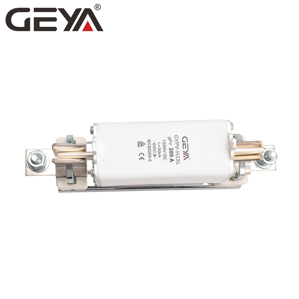 GEYA GYPV-H1XL 200A Fuse Links 1500V DC Type and Knife Links Fuse Rated Current 35-200A Higher Cost Performance for Combiner Box