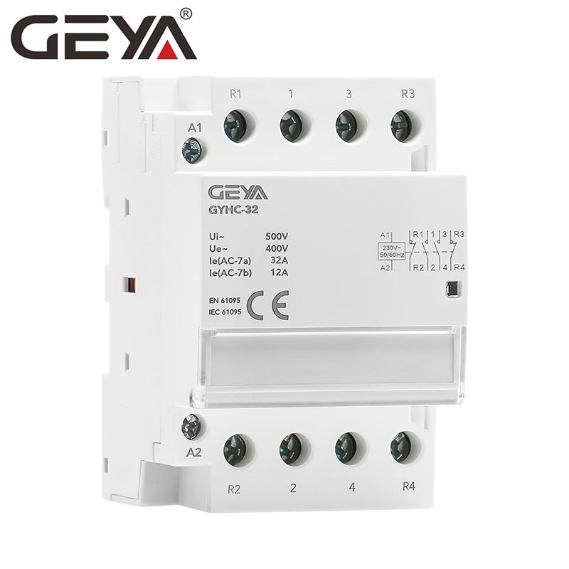 GEYA GYHC 4P 32A Contactor 	Automatic China Contactor Telemecanique Types of Contactor Interlock