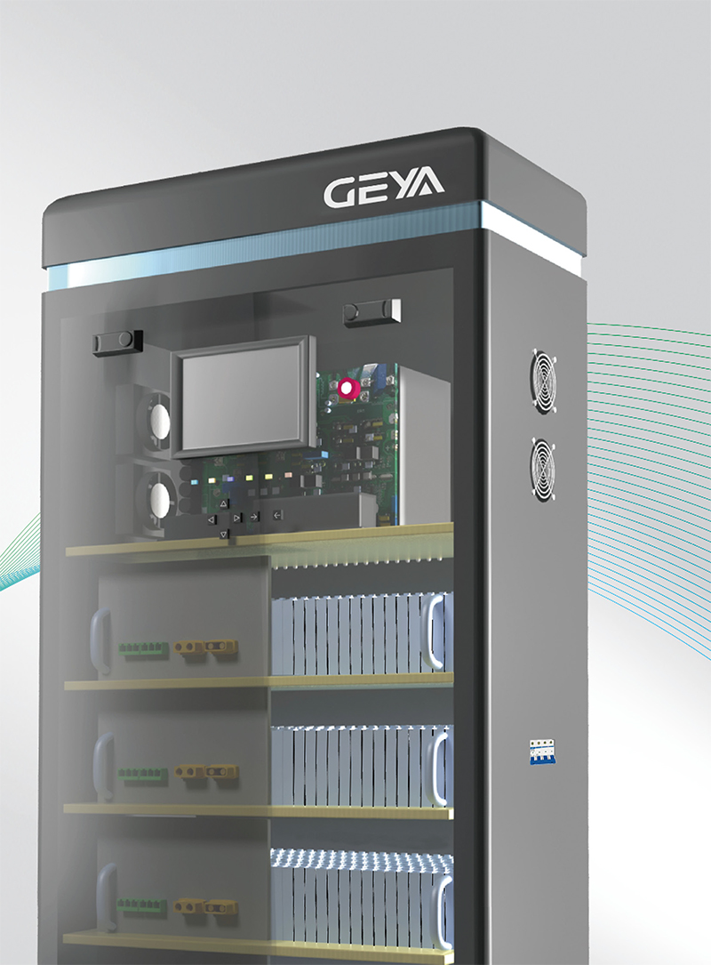 GEYA 51.2V 100AH Power Station Hybrid Inverters Solar Energy Storage System All in One for Home Use Storage Backup