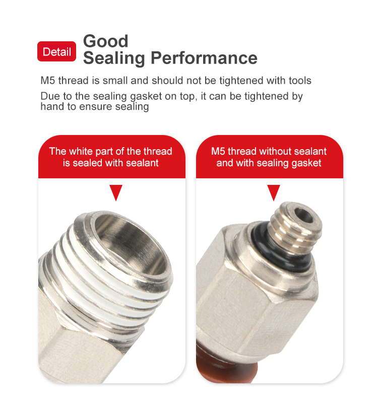 GEYA PC Thread Pneumatic Connector Pneumatic Connector air Hose Pneumatic Fitting Quick Connector Metal