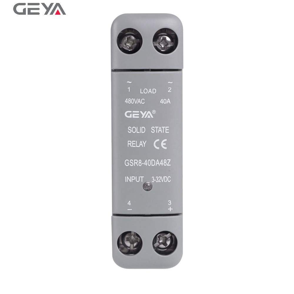 GEYA GSR8-40DA48Z Original Single Phase Normally Closed Solid State Relay DC to AC SSR Switching With Heast Sink SSR