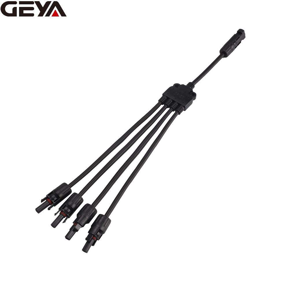 GEYA PV-LTY4 PV 40A 1000V DC 2.5-6.0mm2 8cm Connector IP67 Solar PV Waterproof Connector 1000V Ip67 2 3 4 5 6 8 Pin DC Connector