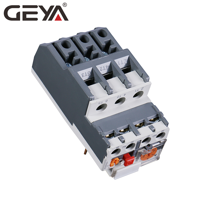 GEYA LR2 D13 Telemecanique Thermal Overload Relay 0.1A  0.25A 0.4A 0.63A 1A 1.6A 2.5A 4A 6A 8A 10A 25A Thermal Relay Factory
