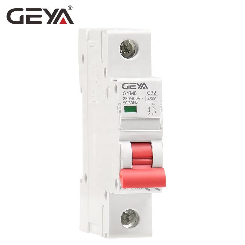 GEYA in Stock March EXPO 250V 500V 800V 1000V 1200V C20 Mcb Mini Circuit Breaker/ Mcb 2pole 4pole Price