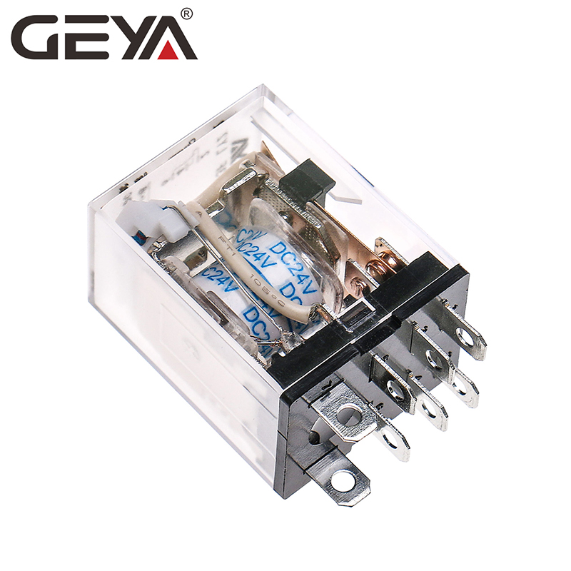 GEYA Electromagnetism Electromagnetic Relay JQX-13F LY2 DC 5V 12V 24V 36V 110V 220V 8 Pin General Purpose Relay With CE