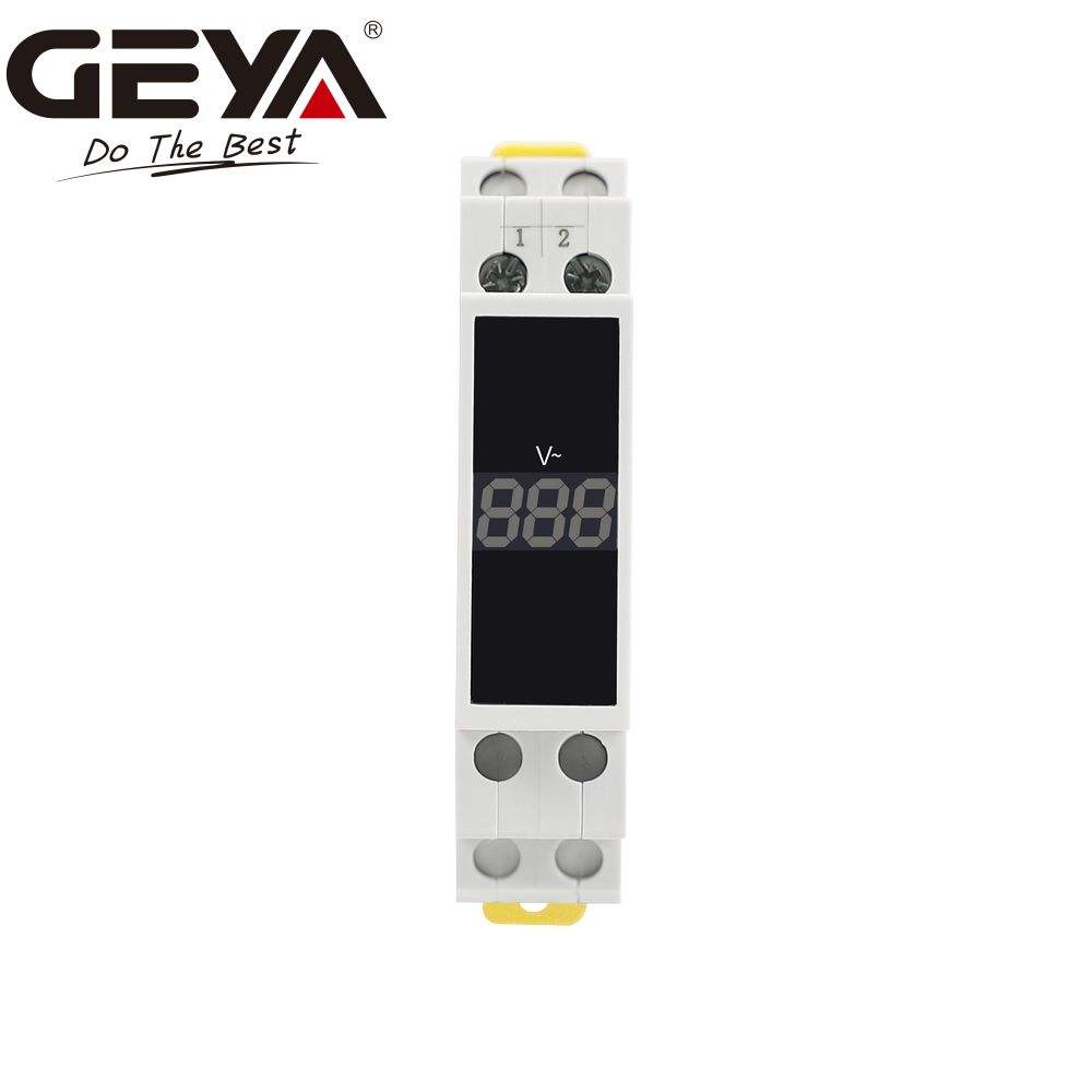 GEYA NA-1P 1-100A 220-380V AC Single Phase Ammeter Voltage Protector