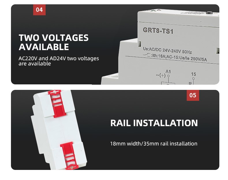 GEYA GRT8-TS2-240 AC DC 24V 240V 2SPDT Automatic and Manual Time Control Relay Staircase Switch for Turn on and off Loads