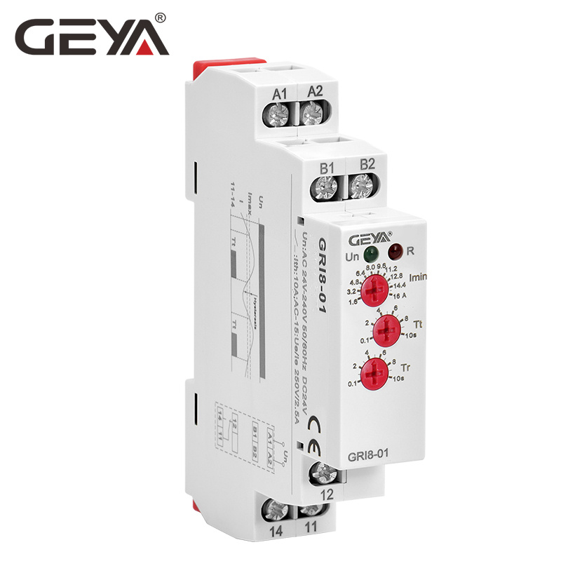 GEYA GRI8-02 0.5A 0.05 0.5A Low Stock  Current Monitoring Relay