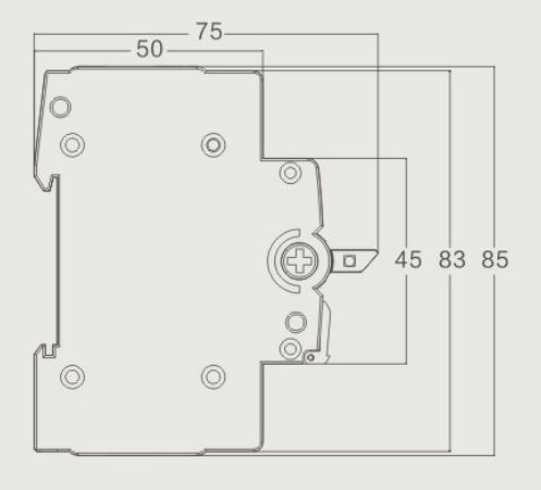 GEYA GYHO8-63 2P Modular Dual Power Manual Transfer Switch 63 Amp Changeover Switch Price Isolator Switch