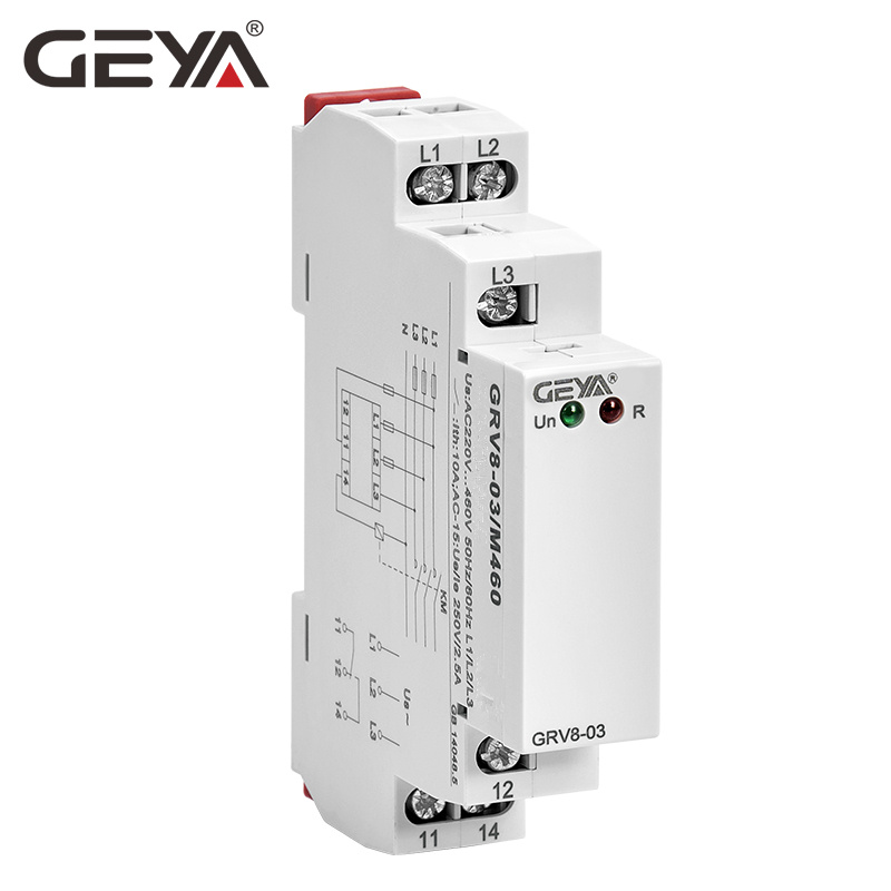 GEYA GRV8-03 M265 3 Phase Supply Control Relays Monitoring Phase Sequence Phase Failure