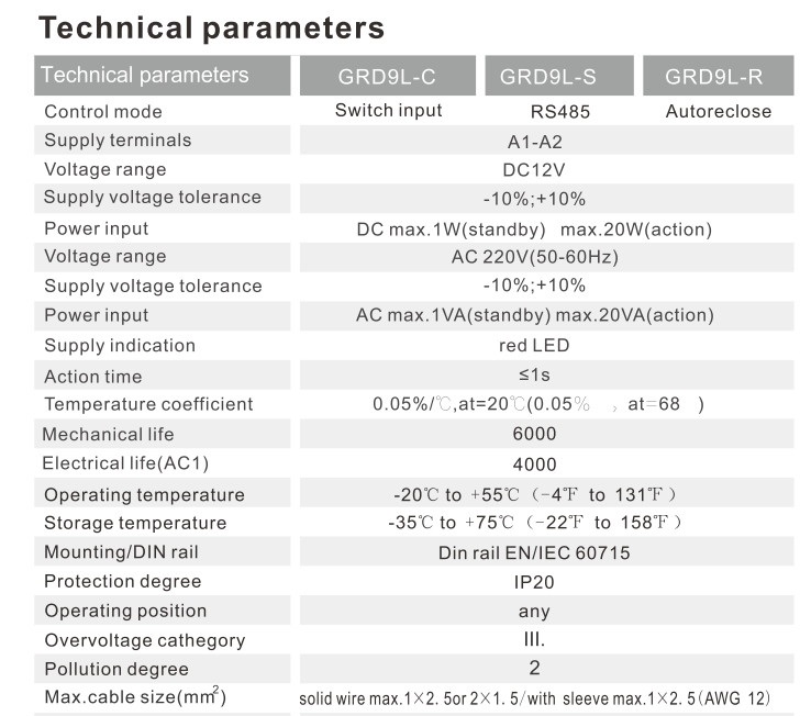 GEYA GRD9L Automatic RCCB Auto Reclosing ELCB Auto Recloser RCCB Residual Current Circuit Breaker MCB MCCB RCCB ELCB DC Reclosin
