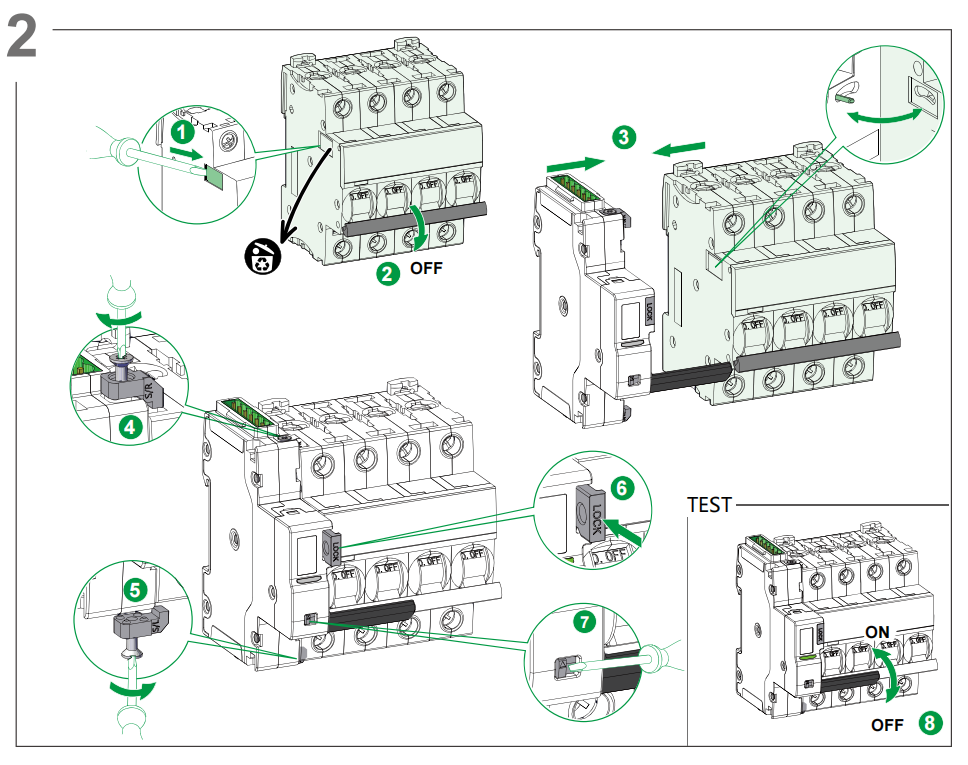 GEYA GYAR9-AC-G AC~220V Ac Dc RS485 Remote Control Automatic Reclosing Auto Recloser Mcb Circuit Breaker RCD