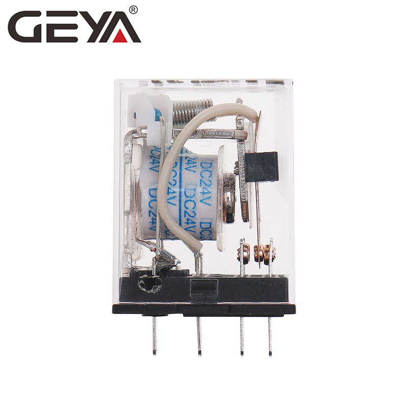 GEYA Mini General Purpose Relay HH54P MY3 DC 5A 110V 220V Modular Coil Relay