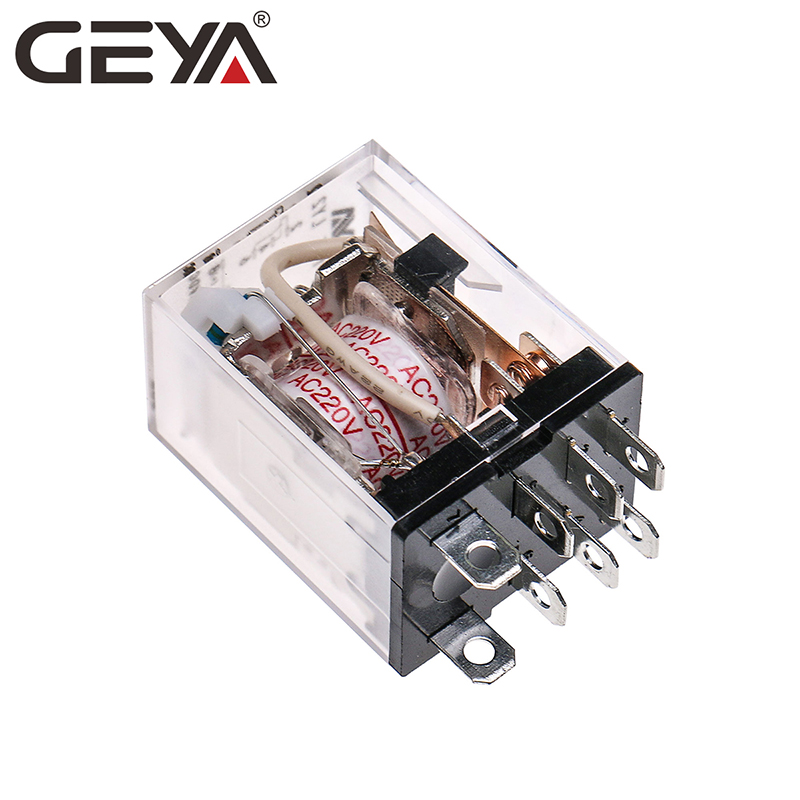 GEYA JQX-13F LY2 AC 12A 48V 8 Pin Electronic Electromagnetic Relay Switch General Purpose Relay