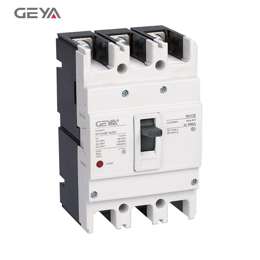 GEYA GYCM8-400M/3300 250A-400A Industrial Molded case Circuit Breaker 3p/4p 35ka 3poles Residual Current Circuit Breaker Mccb