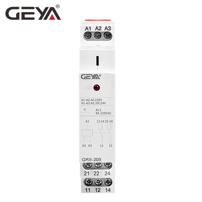 GEYA GR8-208 AC/DC48V 2 SPDT 8A in Stock Intermediate Relay