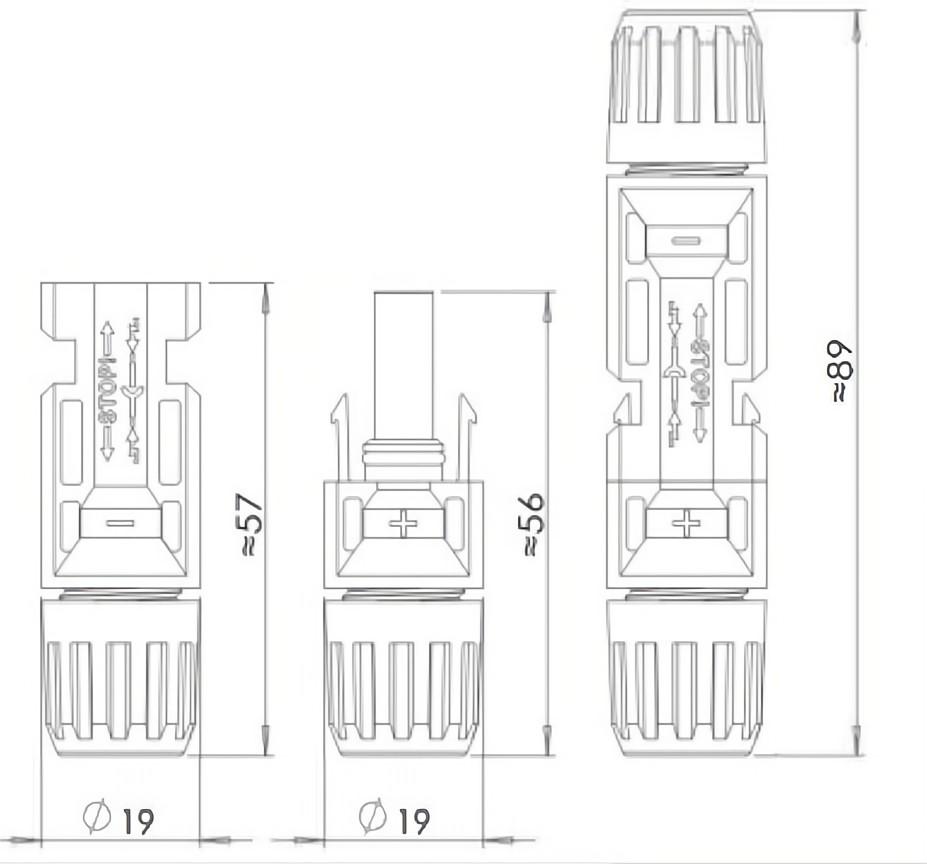 GEYA TM3 1.5KV Waterproof Tool Kit Connection Connector Solar Panel Connectors for Pv Solar
