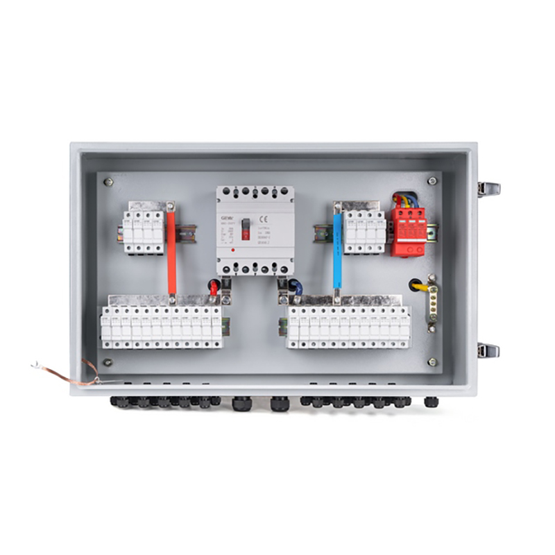 GEYA Factory Supply PVC CE CB ROHS 16 in 1 Out DC 1000V 16 Strings Solar Pv Combiner Box 16 in 2 Out 4 String for Solar Panel