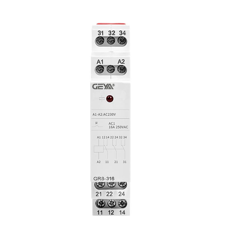 GEYA GR8-316 AC/DC24V 3 SPDT 16A in Stock Intermediate Relay