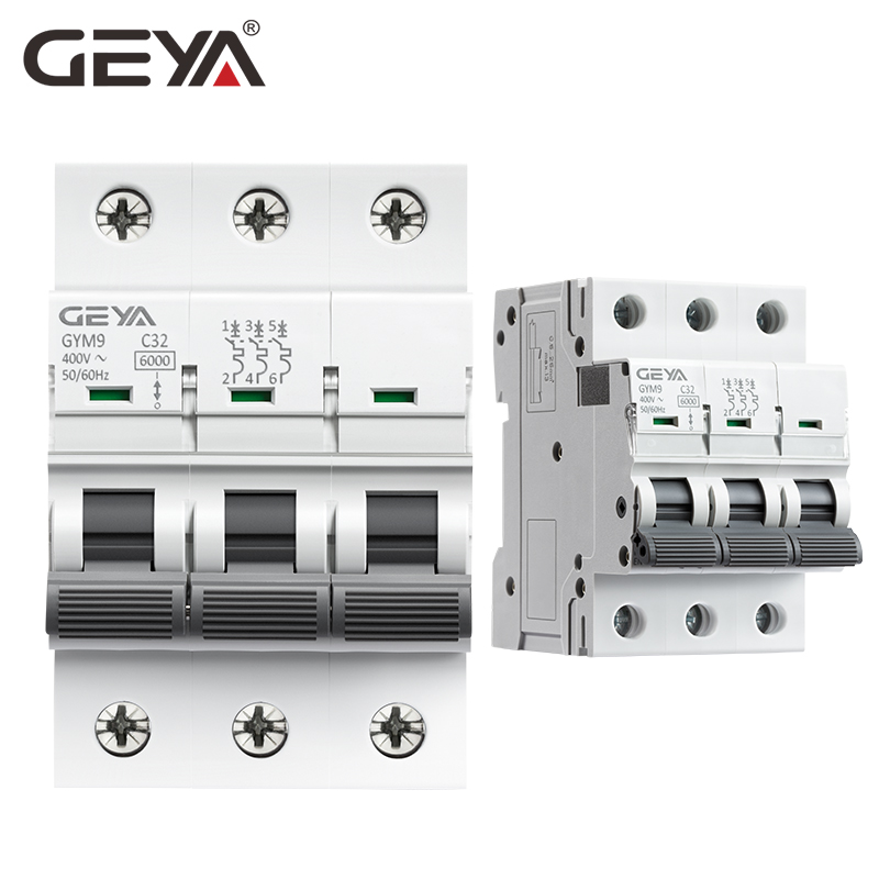 GEYA Electrical GYM9-63A-3P  32-40A Type a  6KA 3P MCB OEM ODM Miniature Circuit Breaker