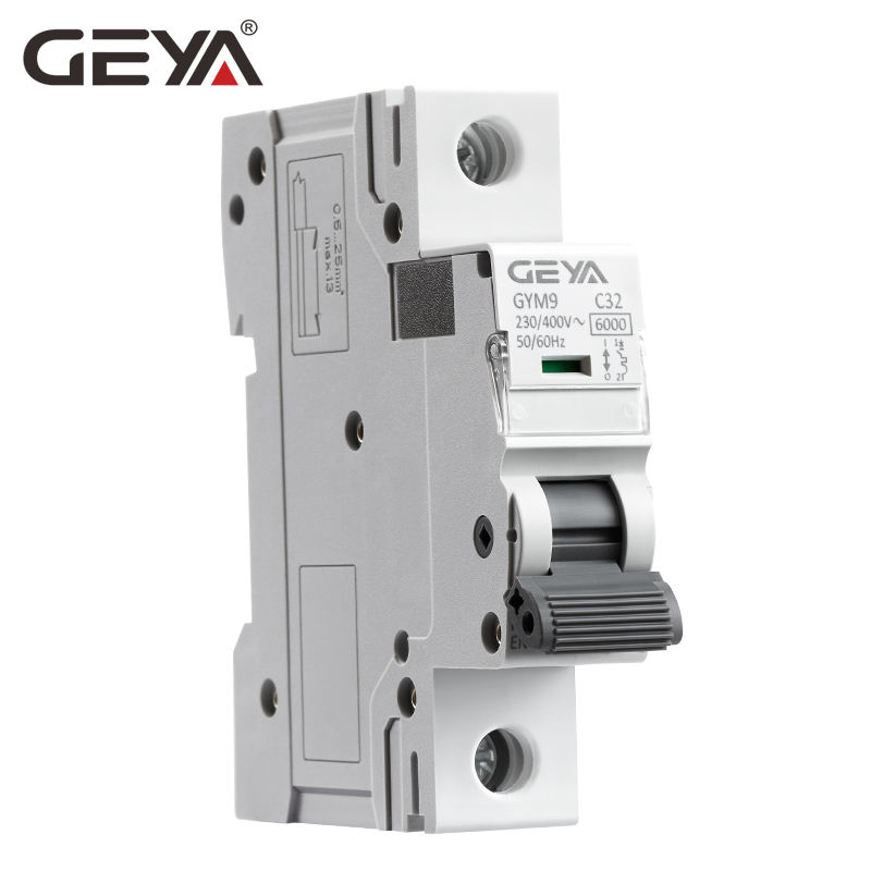 GEYA GYM9 6KA 230V 400V MCB 50/60Hz 1 Pole Miniature Breaker Circuit