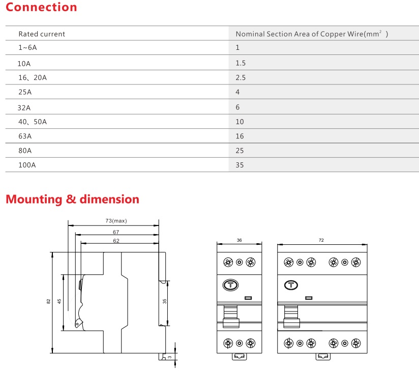 GEYA GYL9 ID RCCB 10KA Residual Circuit Device RCD Electronic 10mA30mA 100mA 300mA ELCB RCCB 80a Current Ratings  2P 16A 30mA