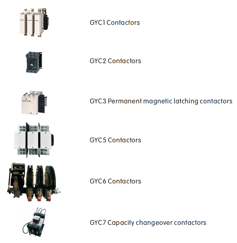 GEYA GYC5 700 High Ampere High Current Category AC1 Contactor AC Magnetic Contactor 1000/1250/1450/1700/2100/2600/3200A