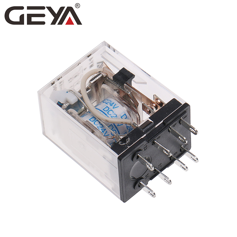 GEYA Mini General Purpose Relay HH54P MY3 DC 5A 110V 220V Modular Coil Relay