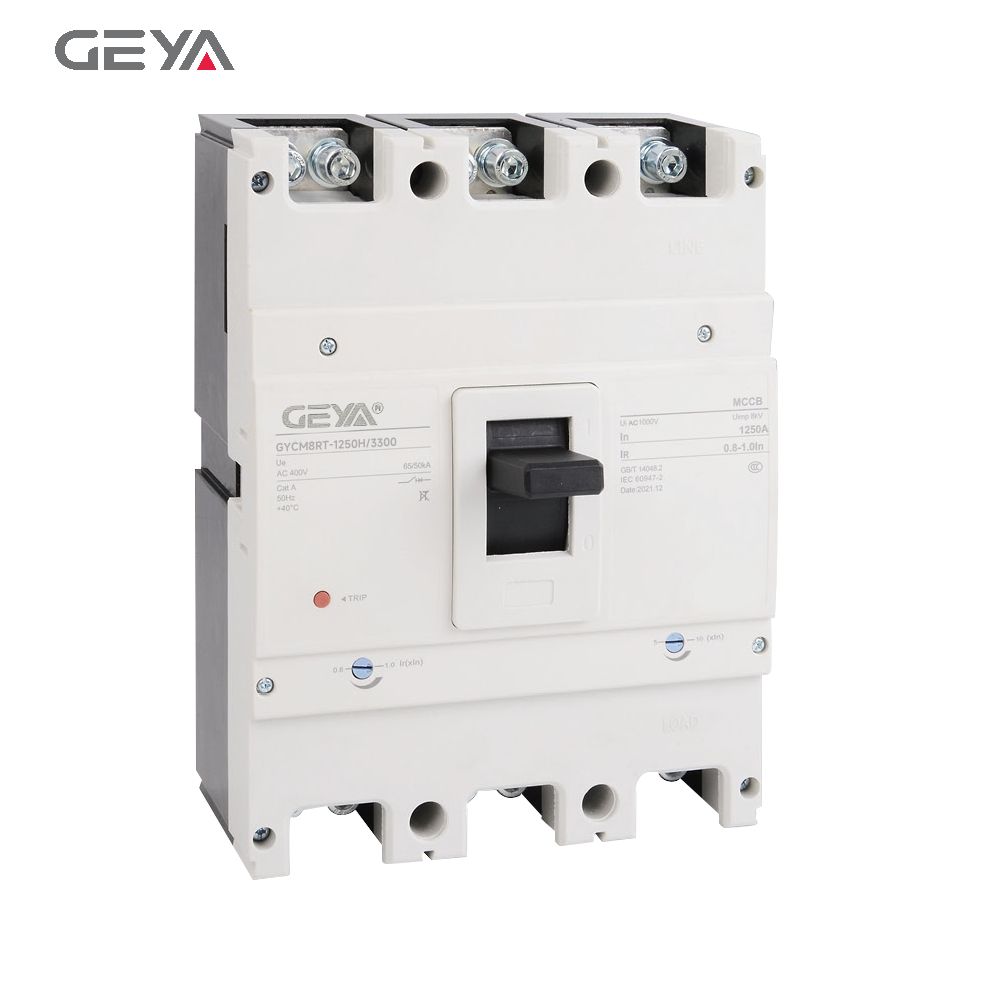 NEW GEYA  4Pole Smart MCCB with Auto Reclosing Function LCD Screen Intelligent Moulded Case Circuit Breaker 800A