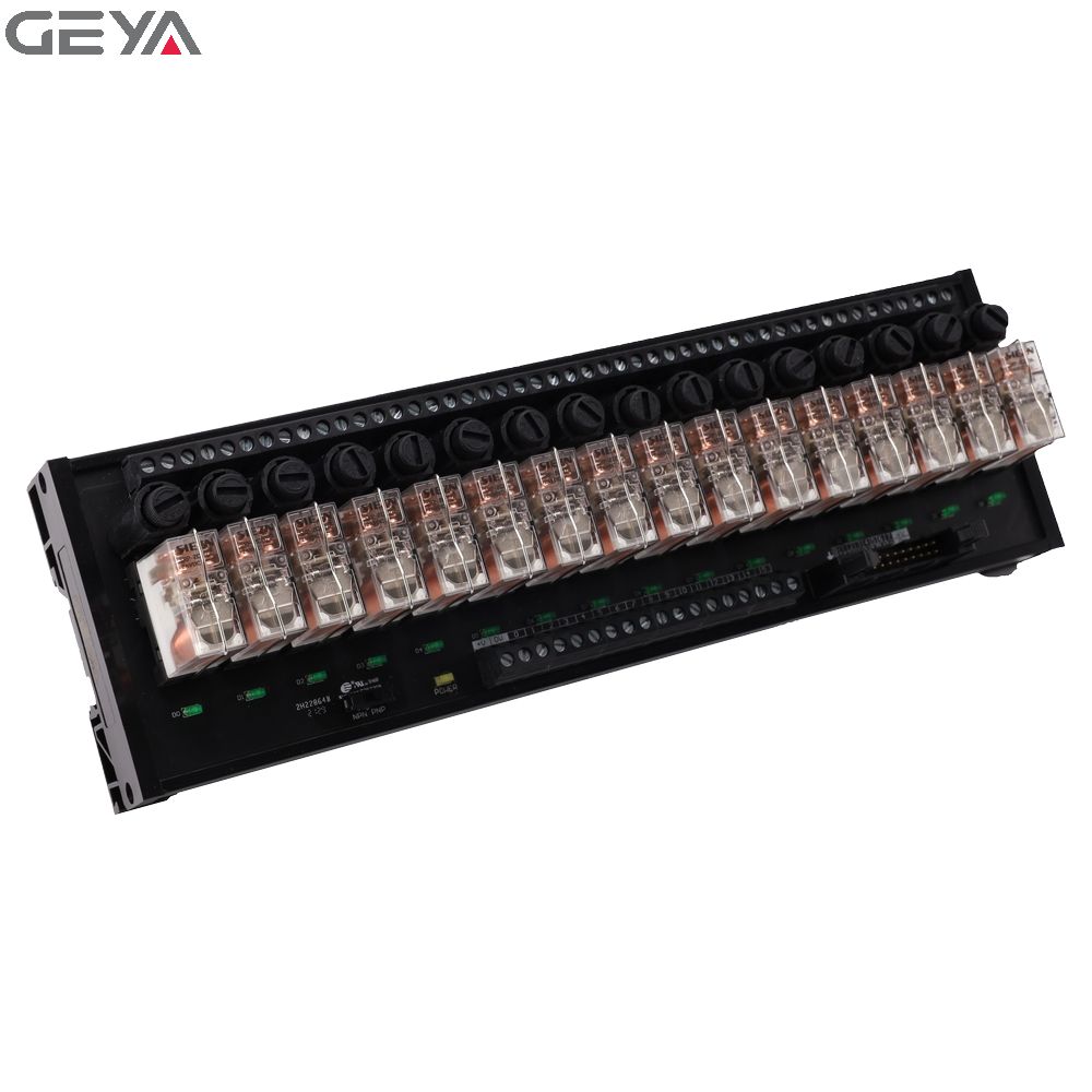GEYA FY-NGG2R-12C+Fuse Modular PLC Din Rail Type 12 Channel Relay Module with Fuse Protection