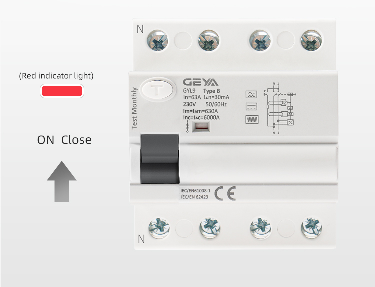 GEYA Arc Fault 24v Miniature air 48v Dc Vacuum 16a Ac Circuit Breaker Mccb case Rccb Mcb Smart Doma41 Circuit Breaker 2p Lockout