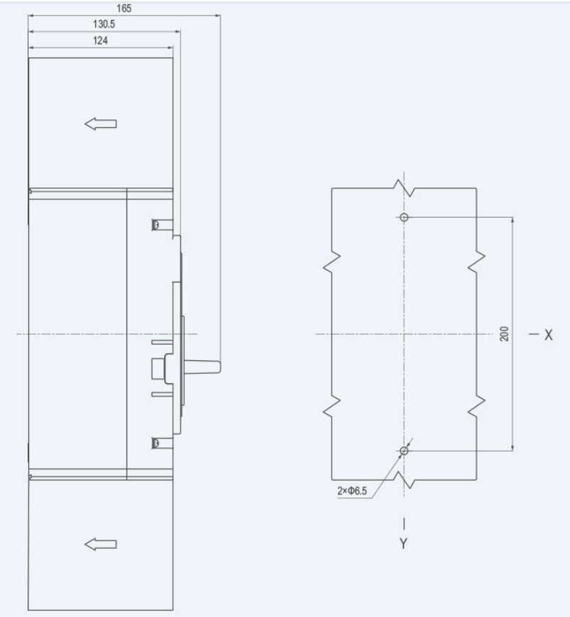 GEYA GRM3DC-800HU-2P 700A-800A DC1500V DC 3 Phase 1500V 63 80 100 125 160 180 200 Amp Circuit Breakers Mccb
