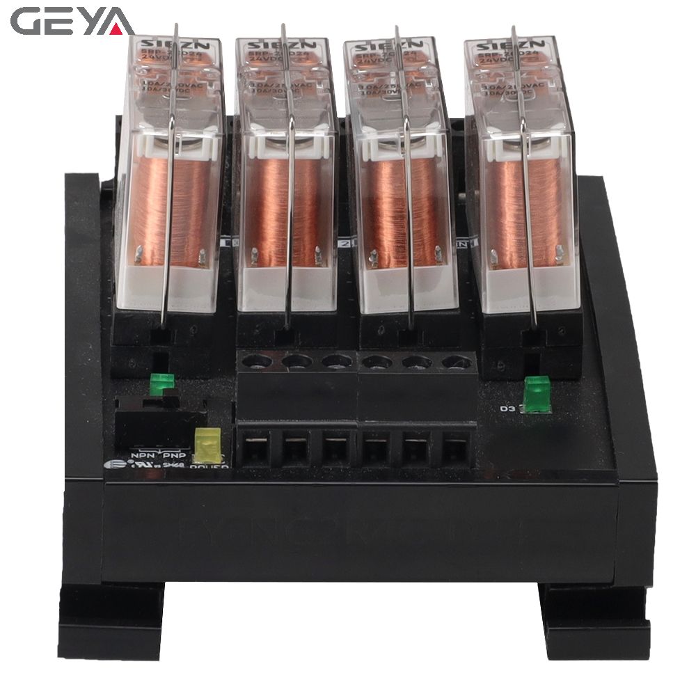 GEYAFY-NG2R-2C 2 Channel Relay Module 1NO 1NC 12VDC 24VDC 5V SPDT Relay Socket