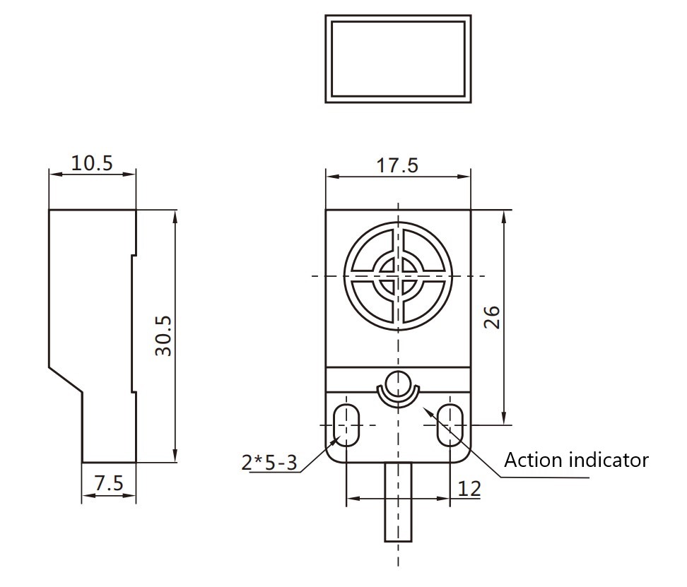 GEYA GYAG5-Q10-NA 30cm Photoelectric Switch Sensor Diffuse Reflection Type Factory Price