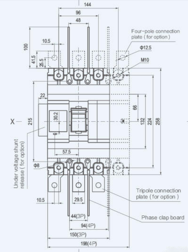 GEYA GRM3DC-400HU-4P 250A-400A DC1500V Mould case DC MCCB Electrical Types 250 Amp 4 Pole Circuit Breaker Price SOLAR PV SYSTEM