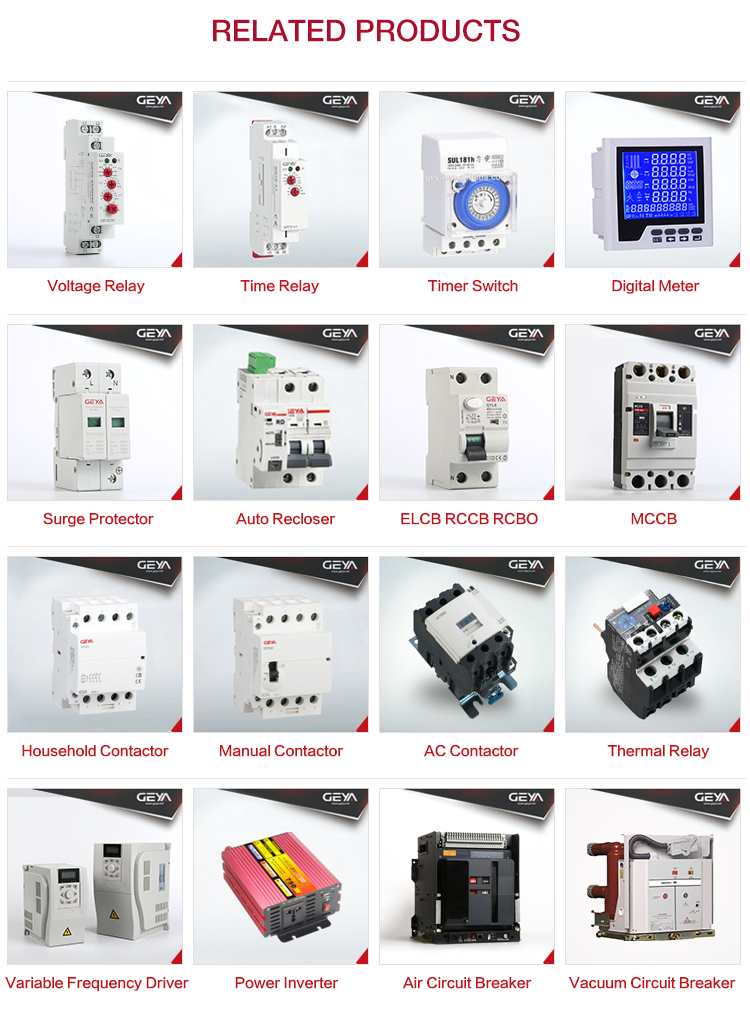 GEYA ACB OEM ODM Manufacturer 3Pole 2500 Amp 415v Air Circuit Breaker Mechanism Factory