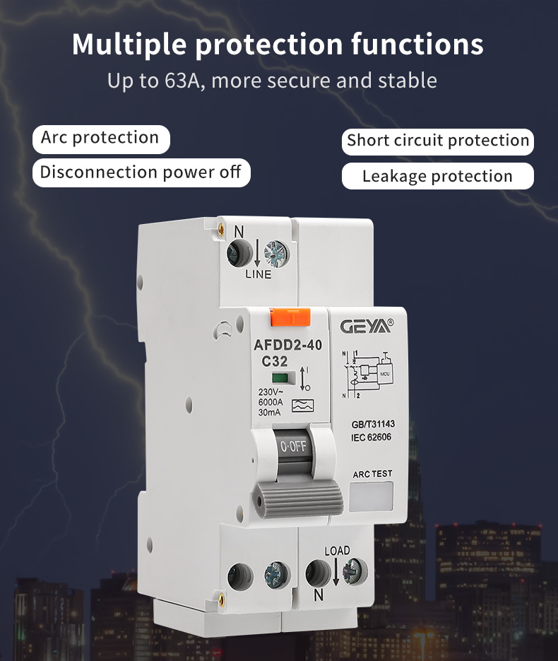 GEYA AFDD2-40 Arc Fault Detection Device Afdd Buy