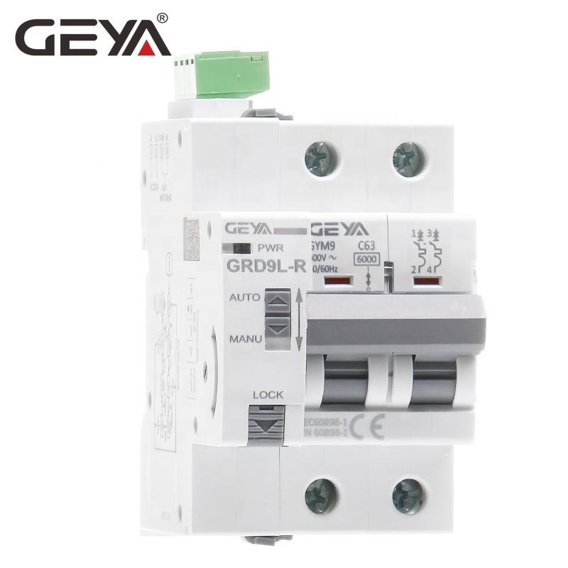 GEYA GRD9 MCB with Remote Control Opening and Closing Function Auto Reset MCB 1 Amp Circuit Breaker