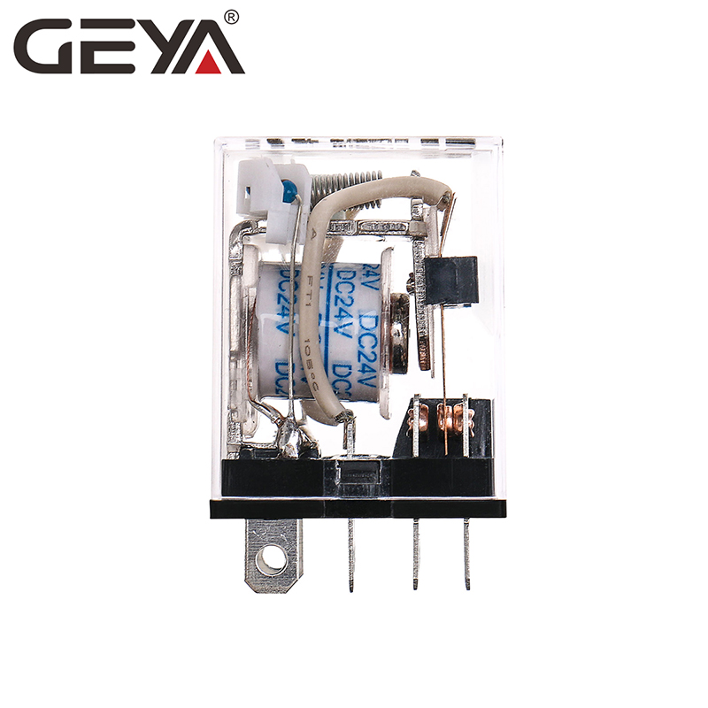 GEYA Electromagnetism Electromagnetic Relay JQX-13F LY2 DC 5V 12V 24V 36V 110V 220V 8 Pin General Purpose Relay With CE