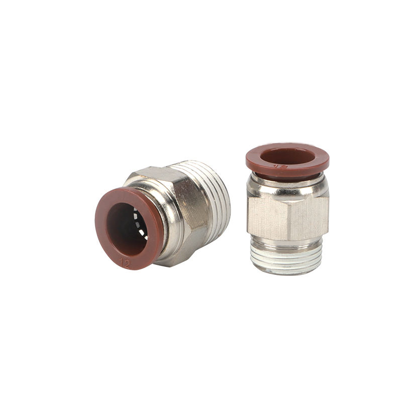GEYA PC Thread Pneumatic Connector Pneumatic Connector air Hose Pneumatic Fitting Quick Connector Metal